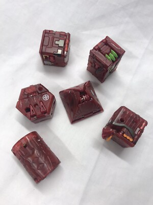 #ad Bakugan Battle Brawlers Pyrus Darkus Maxus Dragonoid 6 Pc Lot Of 7 In 1 $22.49