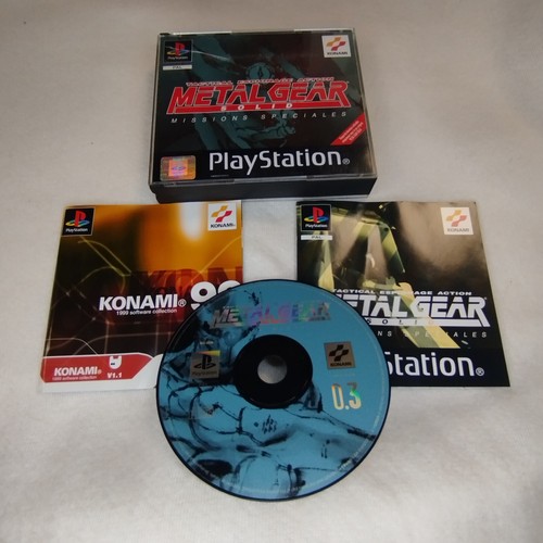 Jeu Metal Gear Solid PlayStation 1 - Version Française Platinum - État Bon - PAL