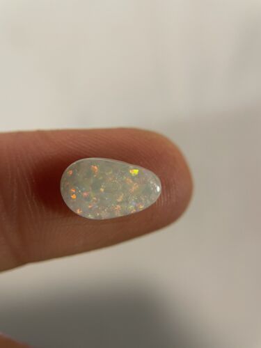 Ring Stone Australian Coober Pedy Solid Natural Genuine Fire Opal 1.3 Carat - Picture 3 of 4