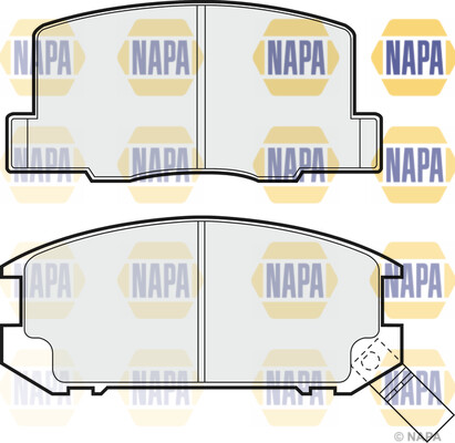 Fits Toyota MR2 1984-2007 1.6 1.8 2.0 + Other Models HMH Rear Brake Pads Set