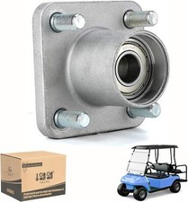 Golf Cart Front Wheel Hub Assembly with Bearings for Club Car DS Silver