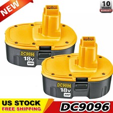 2 PACK 18V Battery For Dewalt 18 VOLT XRP DC9096 DC9098 Ni-MH DC9099 NEW