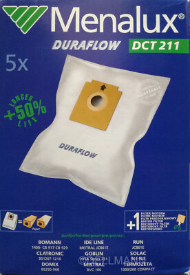 Menalux DCT 211 Staubsaugerbeutel DCT211 kompatibel mit Swirl Y 104  Y104 4600