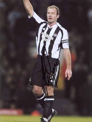 Photo Signée Alan Shearer 6x4 - Newcastle England - Autographe Authentique + COA
