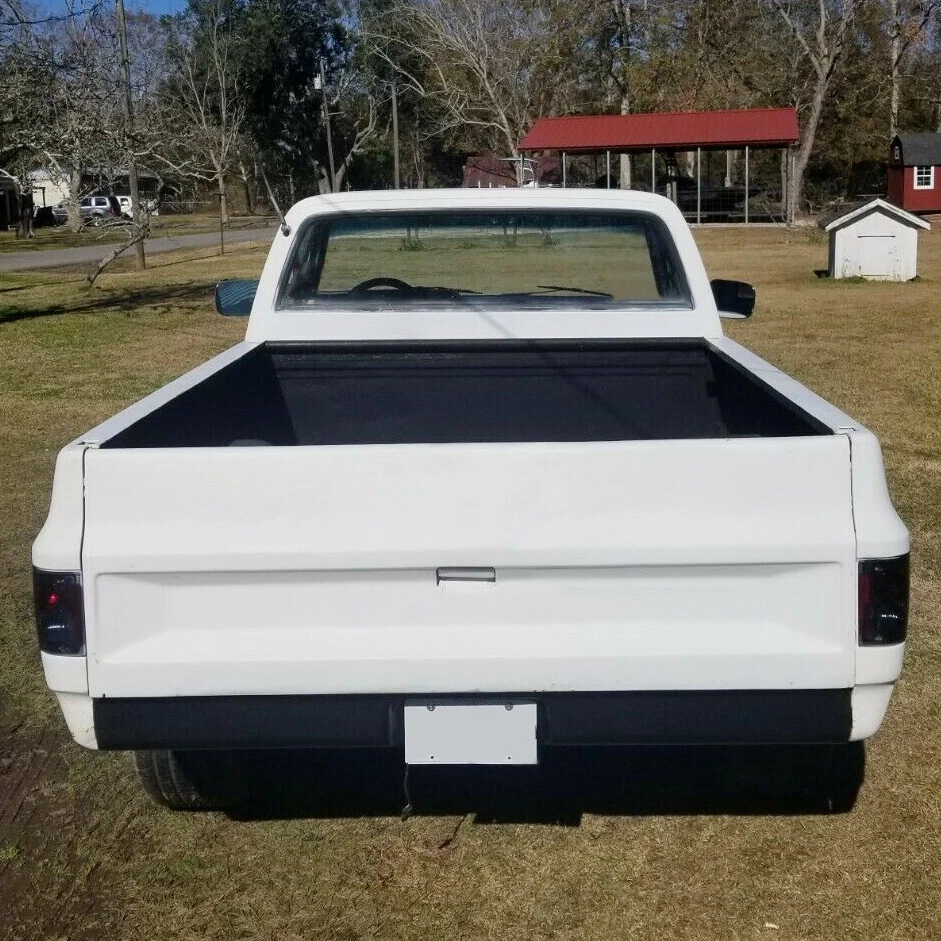 Parachoques trasero enrollable con luz LED y tornillos para Chevy C10 C20 Fleetside 1973-1987 Foto 4 de 4