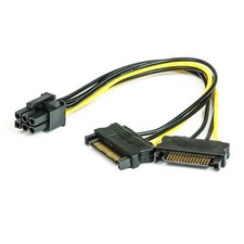 PCI Express Adapter Stromadapter Stromkabel 2...