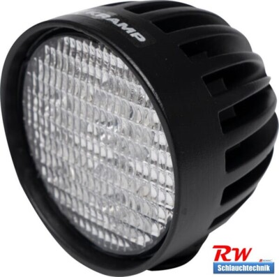 Arbeitsscheinwerfer LED, 40W, 4000lm, rund, 10/30 V, AMP Stecker, 360°