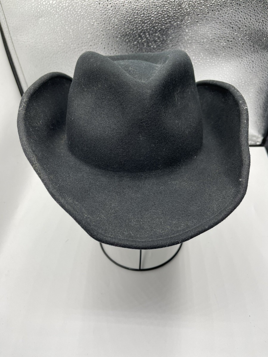 Vintage Eddy Bros. Beaded Lace Wool Fedora. Medium Legacy - Rustic Chic Distressed Beaded Fedora Hat – Ruediger  main image 3