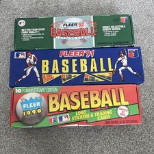 1990 - 1992 Fleer Baseball Complete Sets