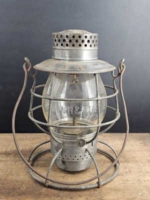 【激レア】DIETZ No.39 Vulcan レイルロードランタン Antique Dietz 39 Vulcan NYNH&HRR Lantern Cast Globe Railroad Lamp