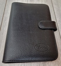Cyprés Black Faux Leather Calculator And Notebook Oraganiser