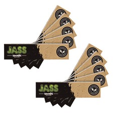Lot de 10 cahiers de Feuilles Slim Jass Brown King Size Natural Edition pas cher