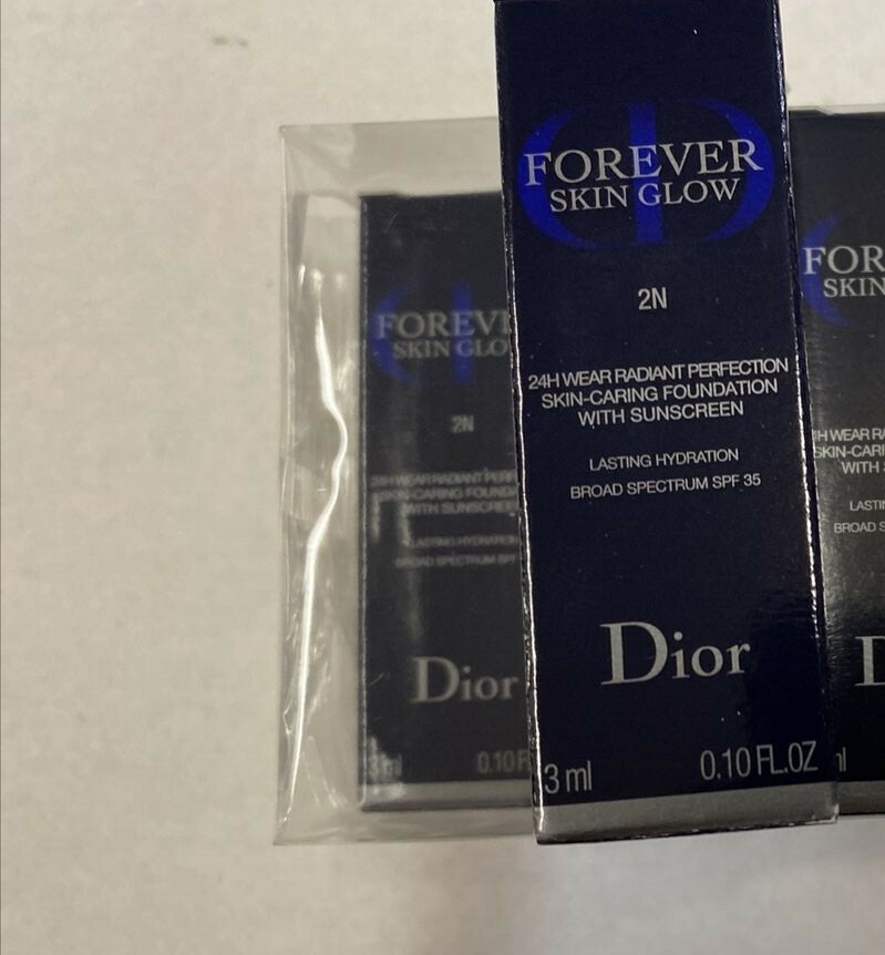 3 tubes ) Forever Skin Glow by Dior 2N Neutral 3ml Mini 0.10 oz | eBay