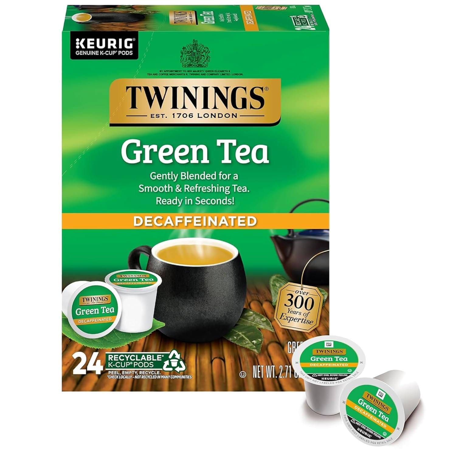 Pods, Keurig K-cups, 24 Count, Smooth Flavor