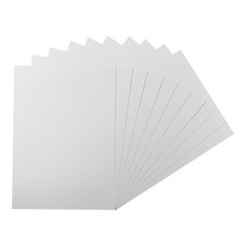 Pack of 50 A5 White Coloured Card 160gsm Sheets