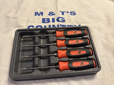 Snap-on 4pc Torx Instinct Soft Grip Mini-tip Screwdriver Set Orange Sgtx40bo