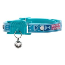 New Kittyrama -I Have A Home- Cat Collar with Bell. Breakaway, Quick Release,...