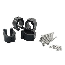 Kayak Paddle Clip 4 Sets Black Plastic Canoes Rowing Boat Positioning Rod Cla...