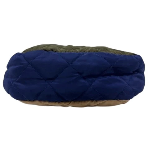 ROOTOTE Bolso de Hombro Bolso de Hombro 2WAY Acolchado Logo Caqui Beige Azul Marino Usado Foto 4 de 4