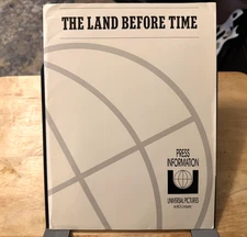 THE LAND BEFORE TIME 1988 Movie Press Kit - 8 Color Slides and 4 B&W Photos