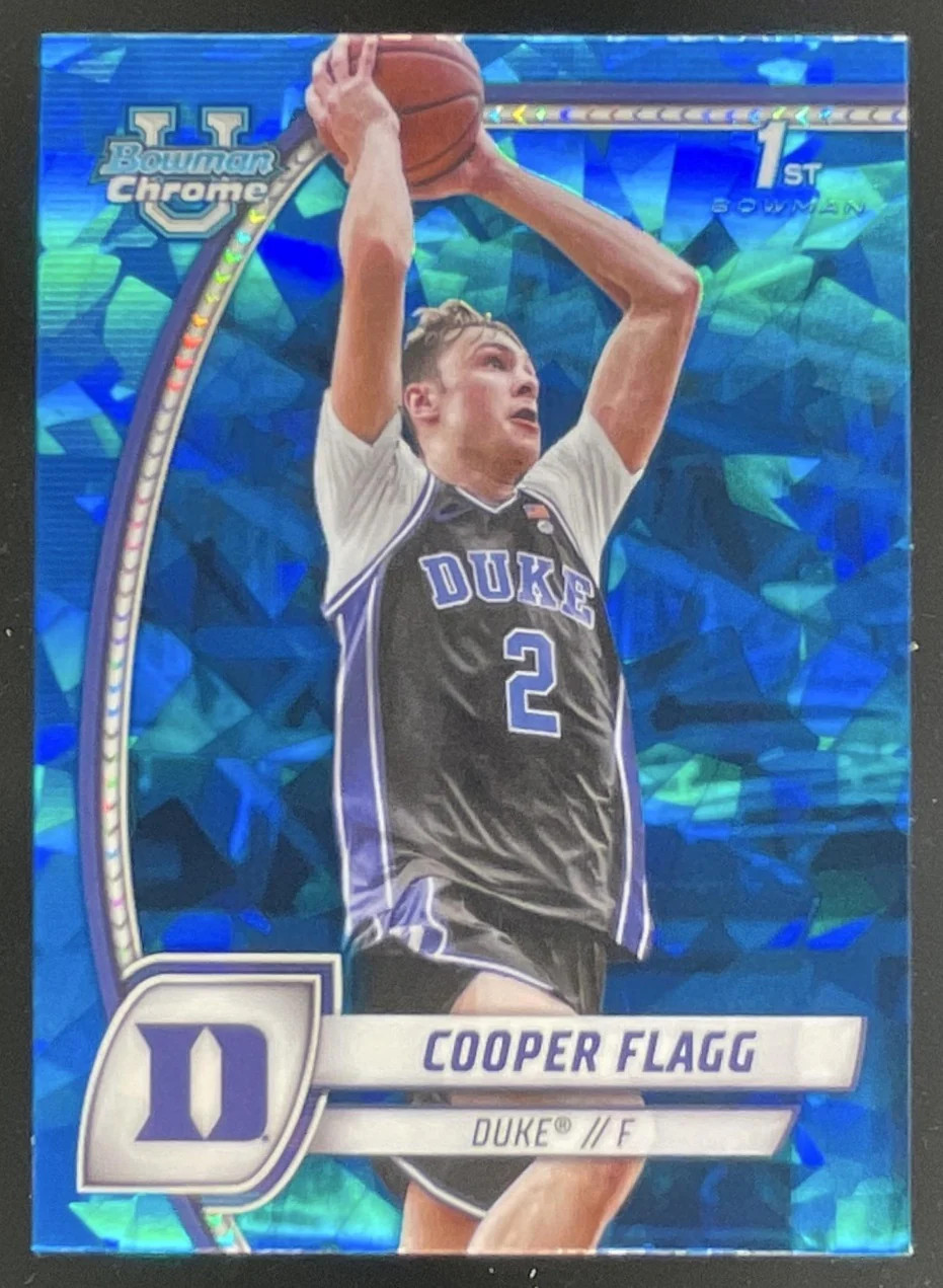 2024-25 Bowman Chrome University Sapphire #16 Cooper Flagg