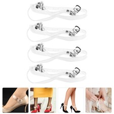 4 Pcs Transparent High Heels Straps Anti Loose Shoe Laces Straps