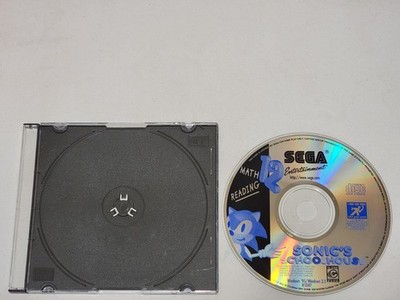 Sonic's Schoolhouse PC Computer CD Game Disc Sega Educational sonic the hedgehog