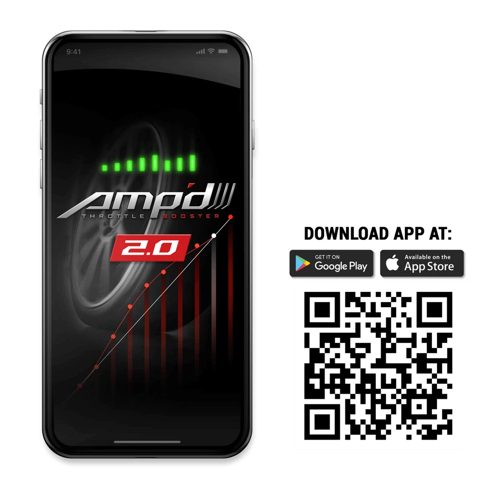 Amp'D 28867-2 Throttle Booster 2.0 with Bluetooth Switch - Image 2 of 4