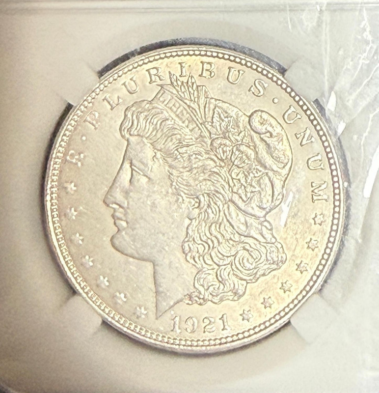1921 Morgan Silver Dollar $1 Philadelphia Business Strike 0.900 Silver KM#110