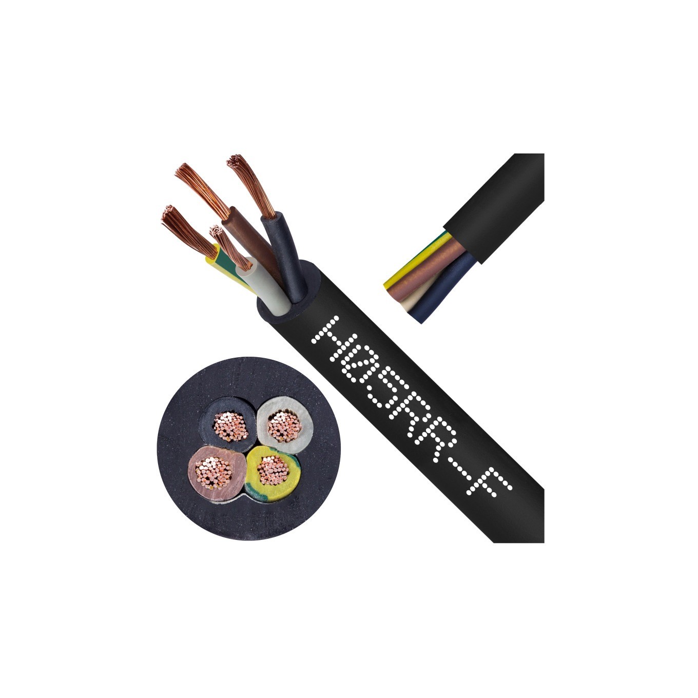 Cable in Rubber H05RR-F/OW 4x4 300/500V/100m 09.0014.0100
