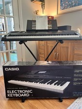 Casio CTK-6000 61-Key Electronic Keyboard Black Built-In Speaker User Manual