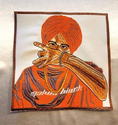 Sidhu Elch Wala bestickt Aufnäher Patch für Hoodies, Tshirt oder Zubehör