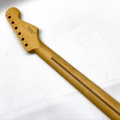 REAL PICS! Fender REVERSE HEADSTOCK Strat Neck 22 Fret! Maple