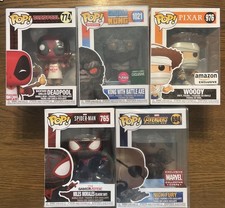 Lot Of 5 Funko Pop! Marvel, Disney Godzilla Versus Kong Exclusives And Vaulted ￼