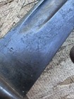 Antique Knife Bayonet 24” Missing Grip Scales Full Tang Muzzle Ring — photo 8