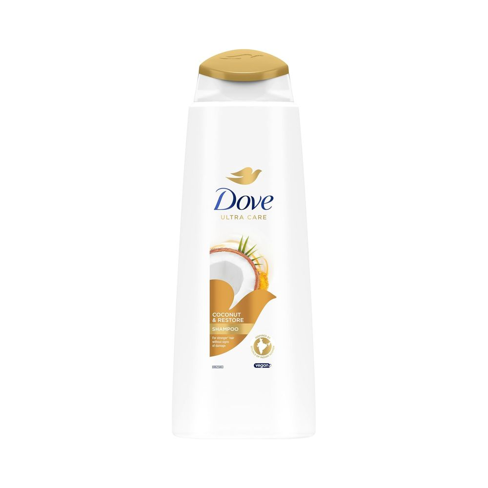 Dove Ultra Care Shampoo - Coconut & Restore 3x400 ml, Bio Restore Technology - Image 8