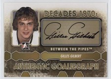 2012-13 ITG Between the Pipes GoalieGraph Gilles Gilbert #A-GG Auto 5r8