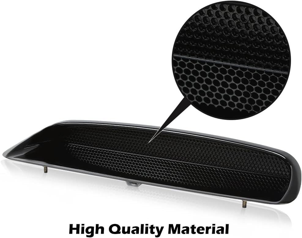 Hood Scoop Bulge Kit Compatible with Toyota Tacoma 2005-2011, 76181-35050-A1 Bla