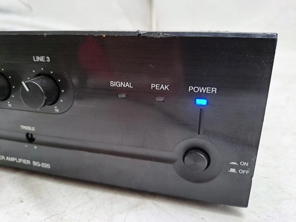 TOA BG-220 20W 3-Channel Mixer / Amplifier - Image 2 of 4