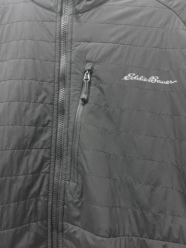 Men's Eddie Bauer Black Jacket First Ascent Size L - Foto 6 di 15