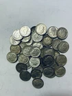 1 Roll of 1964 Roosevelt Silver Dimes. Lot of 50.