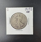 1917-S Walking Liberty Half Dollar – Obverse Mint Mark – Early Key Type