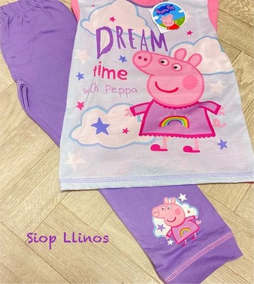 Mädchen Peppa Pig Langarm Schlafanzug, Figur Nachtwäsche 18-24 Monate Traumzeit