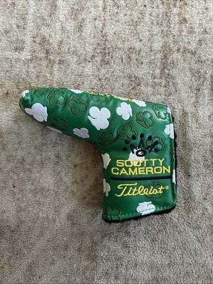 Scotty Cameron VERY RARE 2009 St Patty s Lucky Dog Putter Headcover