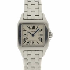 CARTIER Santos Demoiselle Sm W25064Z5 Ivory Damenuhr gebraucht #32117