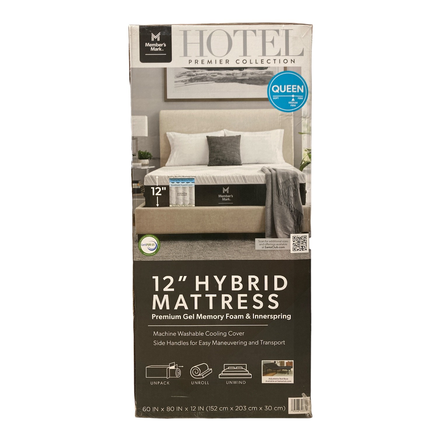 Участники отмечают коллекцию гибридных матрасов Hotel Premier Collection 12 дюймов Queen-size 95790₽