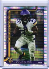 2025 Topps Chrome Aaron Jones Sr. Pulsar Refractor #201 Minnesota Vikings