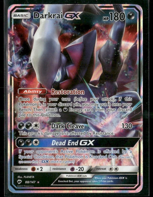 Darkrai GX 88/147   burning shadows -PK2607