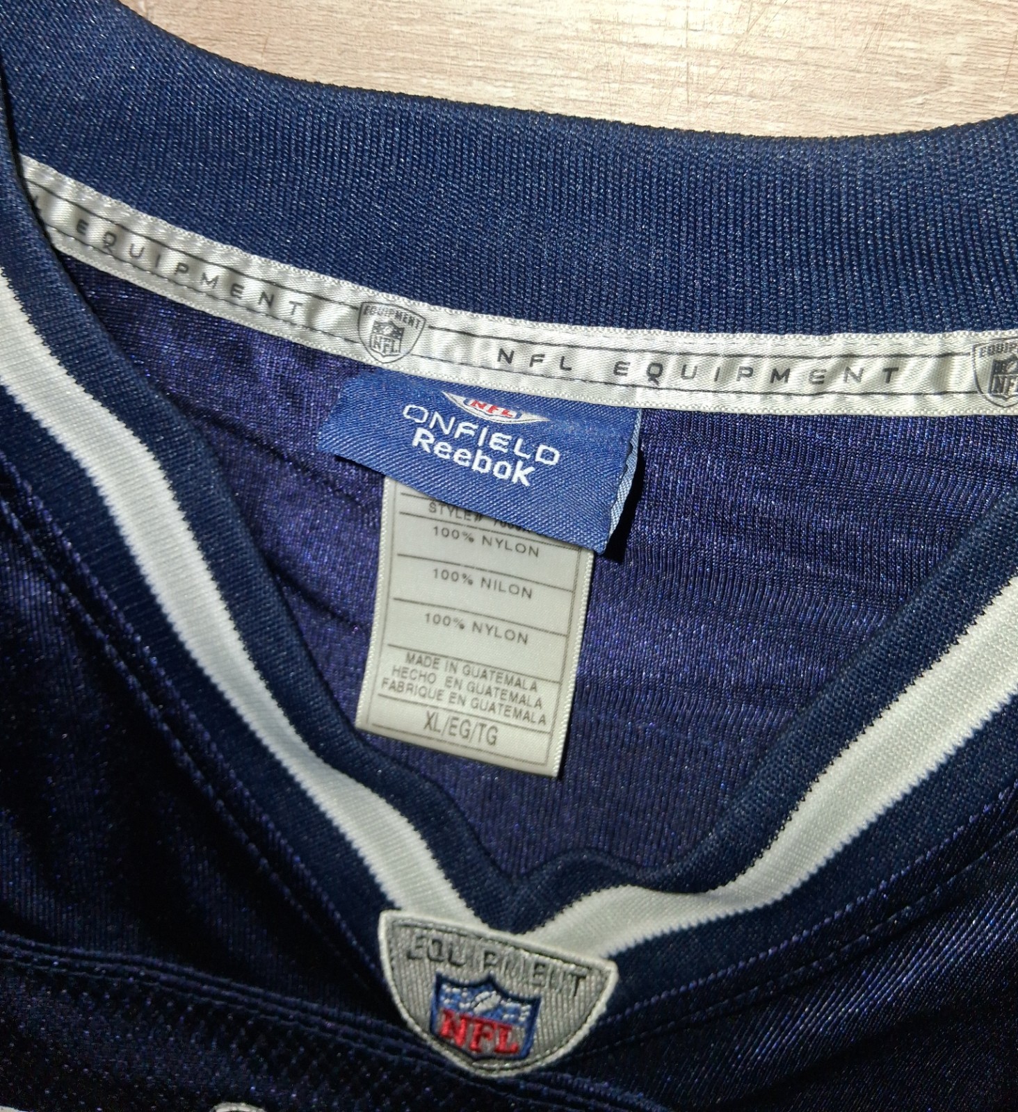 Dallas Cowboys Miles Austin #19 Jersey XL Reebok NFL Equipment On-Field Blue thumbnail 8