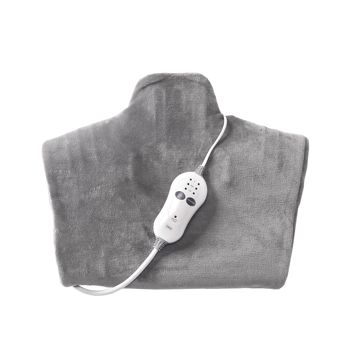Coussin chauffant massant épaules Trebs gris idéal pour le télétravail à la maison